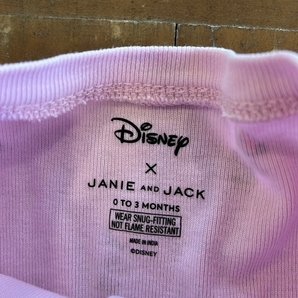 Janie and jack pink Minnie Mouse pajamas